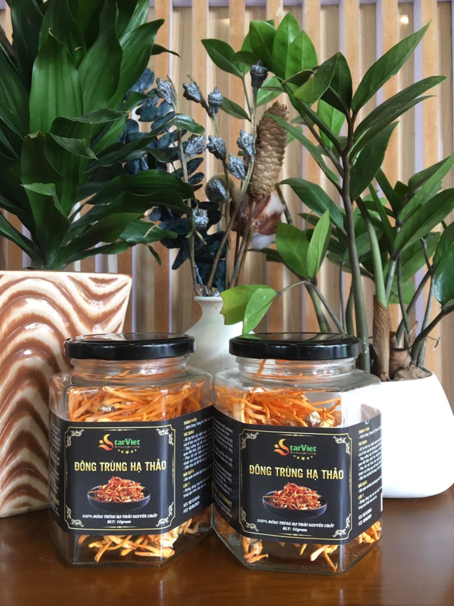 Đông Trùng Hạ Thảo Khô Sấy Thăng Hoa 15Gram